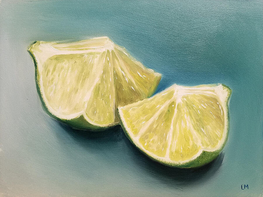 Limes Painting by Linda Merchant