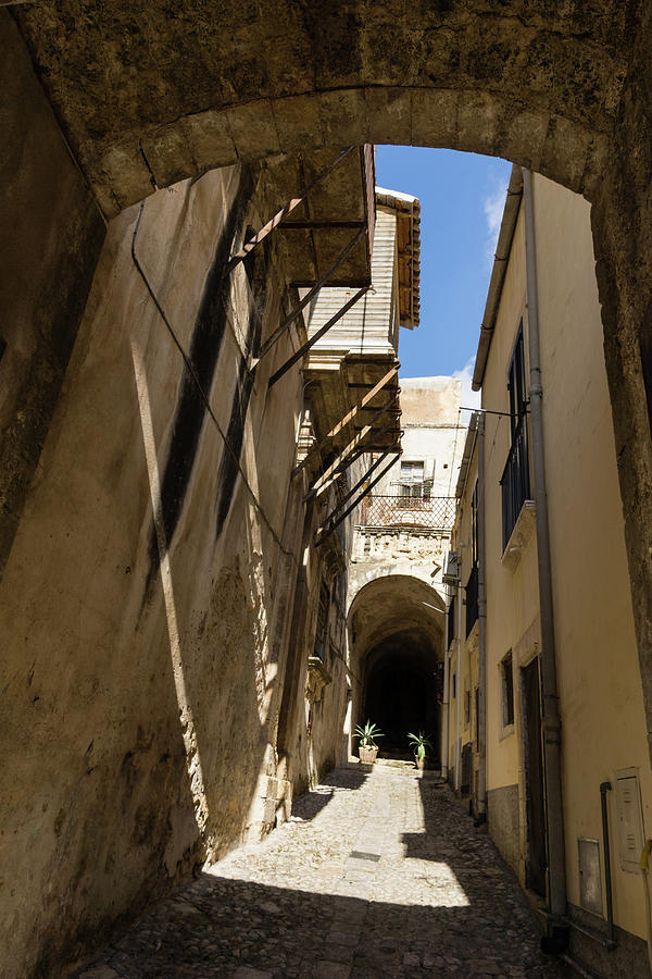 Limestone and Sharp Shadows - Old Town Noto Sicily Italy Photograph by Georgia Mizuleva