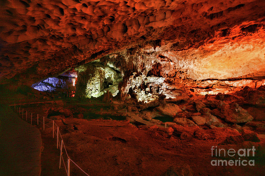 Limestone Cave Vietnam  Photograph by Chuck Kuhn