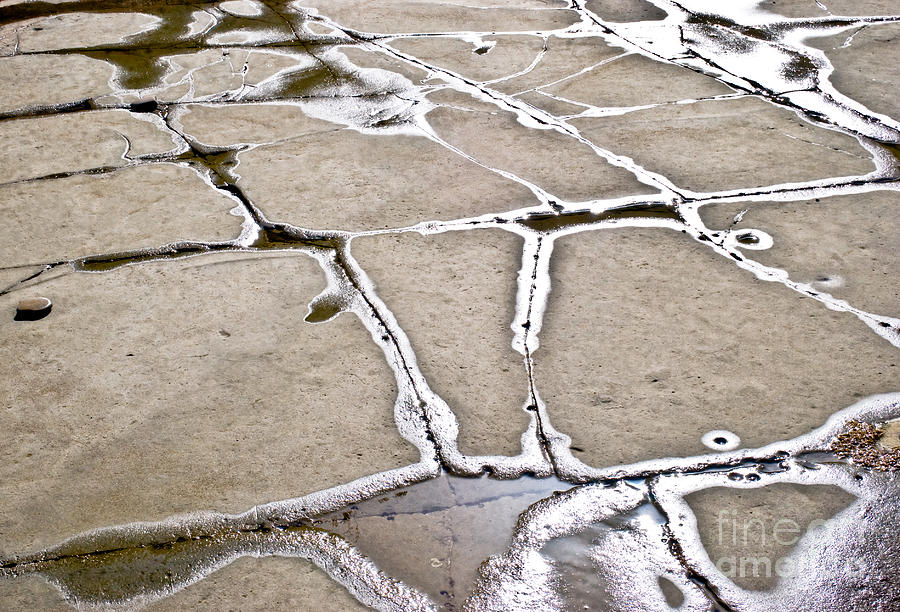 Limestone cracks Photograph by Yurix Sardinelly