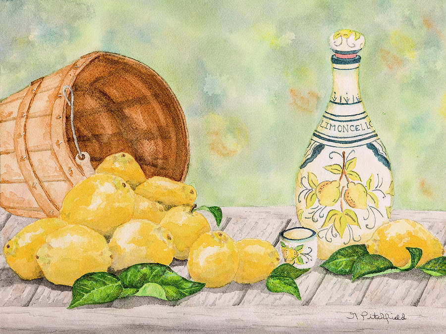 Sunset Painting - Limoncello by Litchfield Artworks