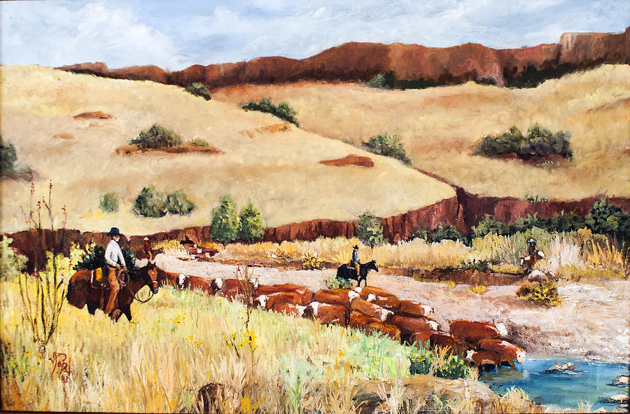 Limpa Creek West Painting