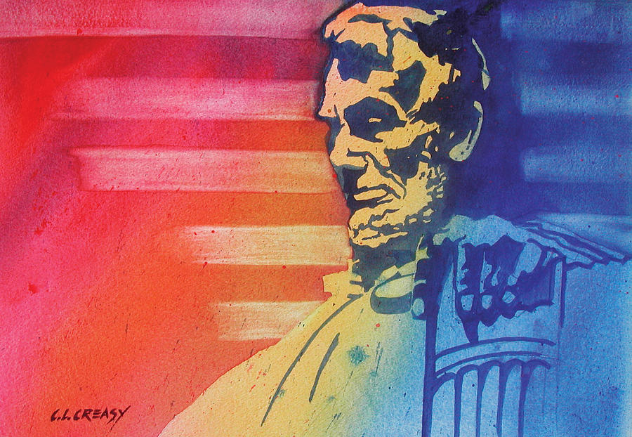 Lincolm Painting by Chuck Creasy