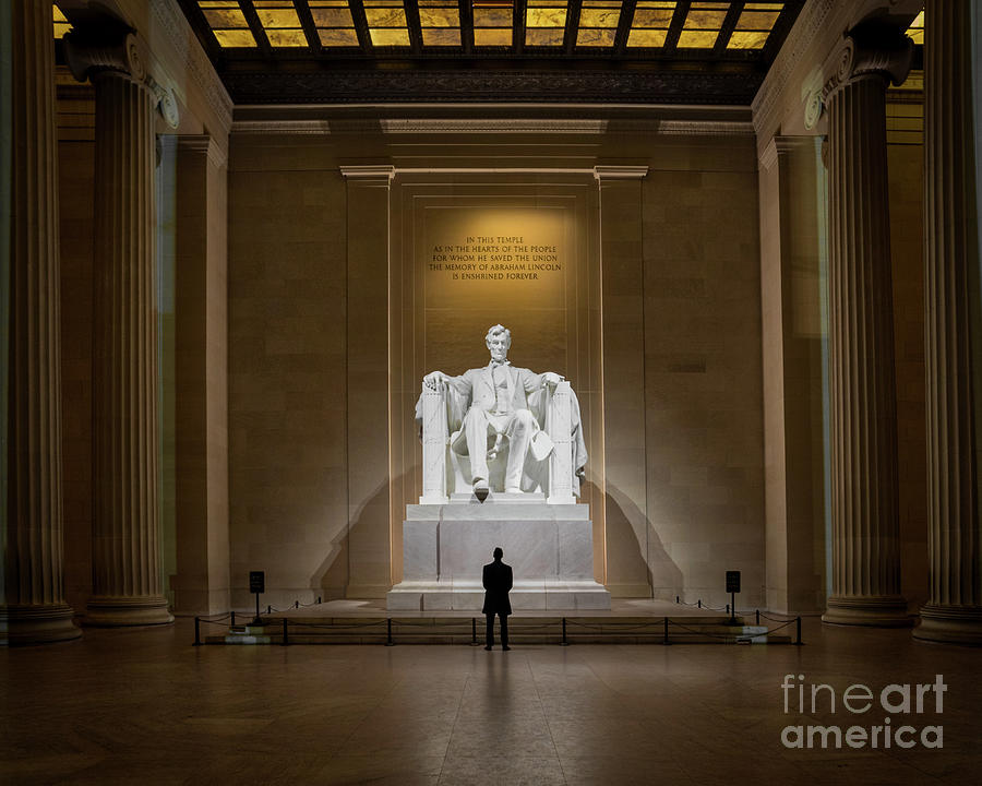 Lincoln and Todays Man Photograph by Jerry Fornarotto