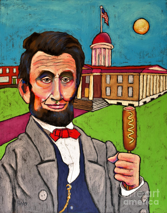 Lincoln At The Capitol Painting