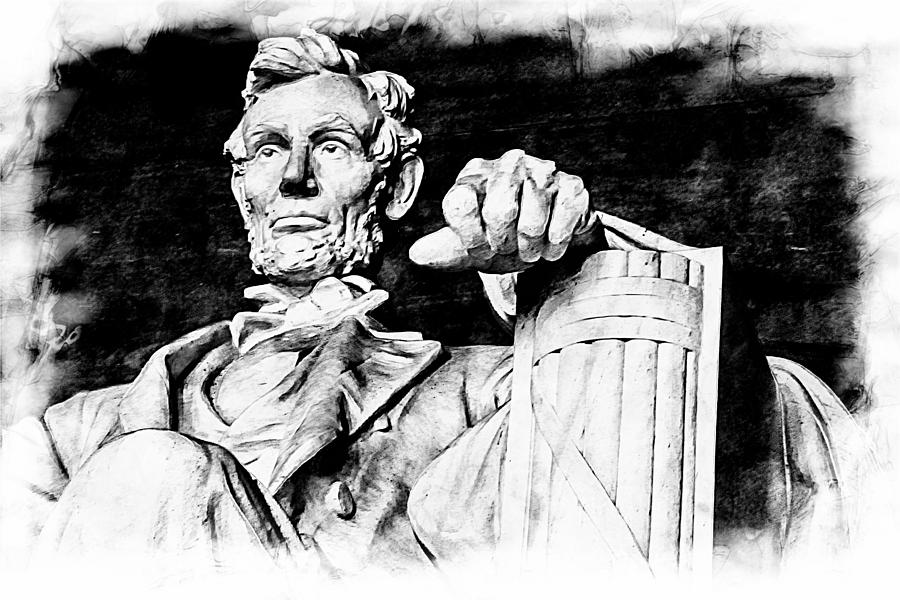 Lincoln Carved Photograph by Alice Gipson