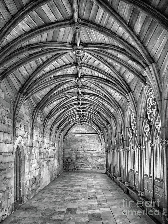 Lincoln Cathedral Cloisters Photograph by Linsey Williams