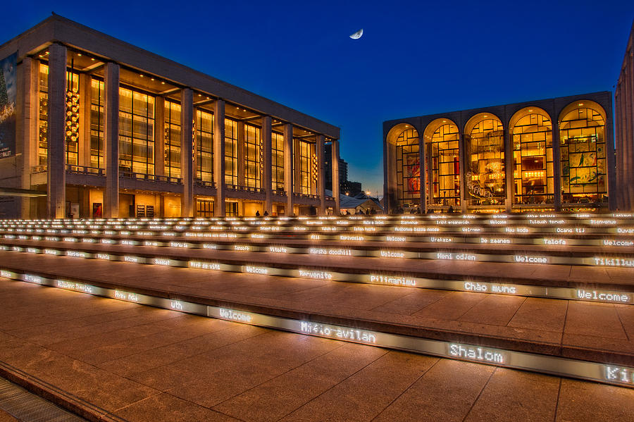 Lincoln Center at Twilight Photograph by Susan Candelario