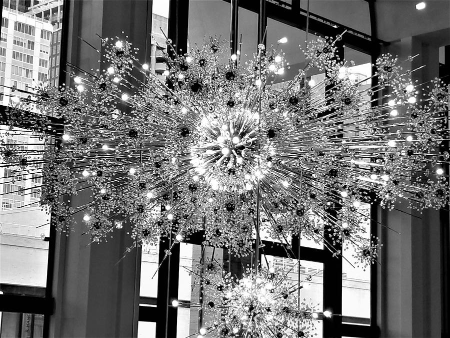Lincoln Center Chandelier Photograph by Rob Hans