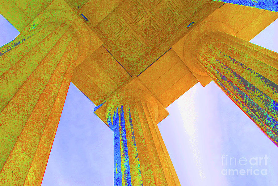 Lincoln Column Yellow Photograph By Jost Houk Fine Art America