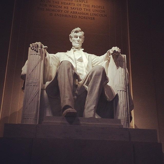 Abraham Lincoln statue DC Photograph by Lana Rushing