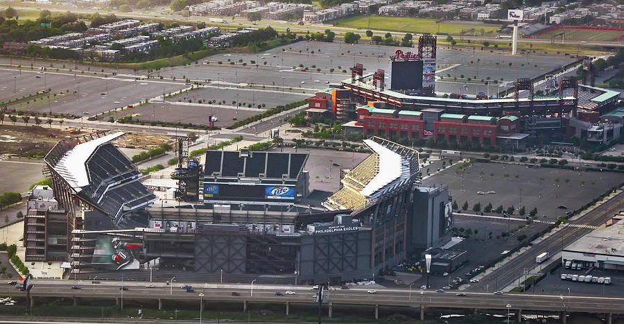 Lincoln Financial Field and Citizens Bank Park Photograph by Bill Cannon