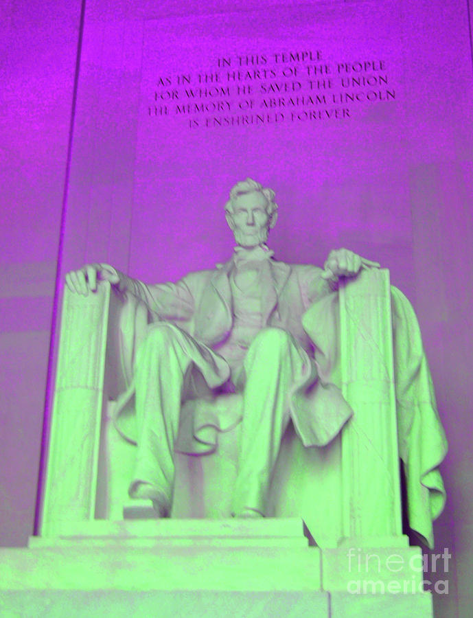 Lincoln Photograph - Lincoln In Purple by Jost Houk