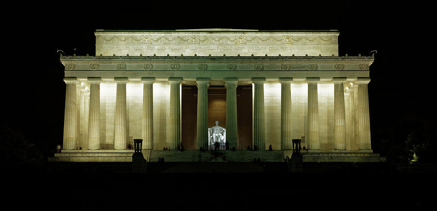 Lincoln Memorial at night Photograph by Doolittle Photography and Art