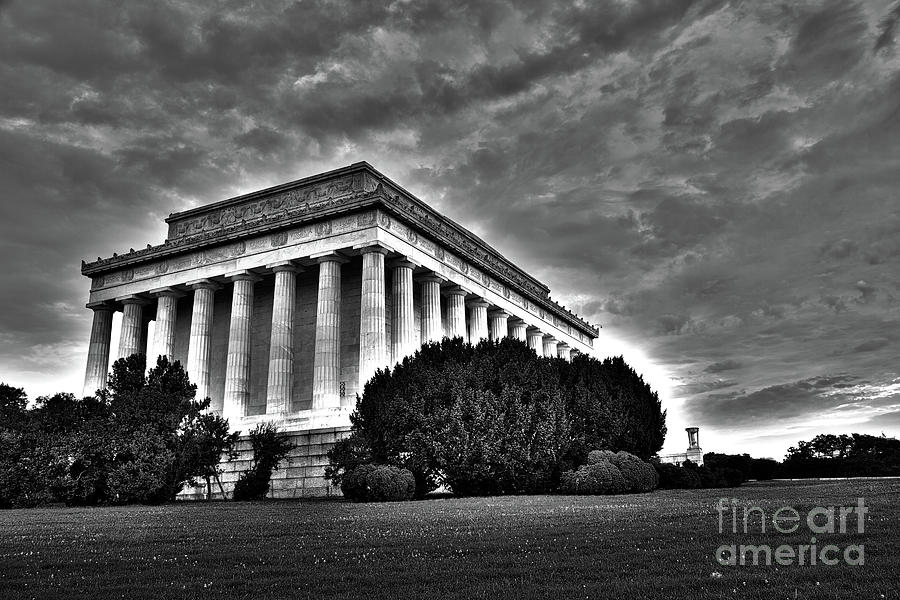 Lincoln Memorial In Washington Dc Digital Art
