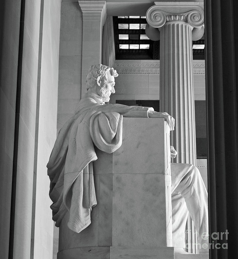 Lincoln Memorial Interior Washington DC Photograph by Kimberly Blom-Roemer
