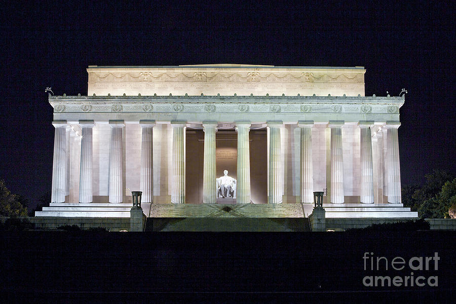 Lincoln Memorial Photograph by Karen Jorstad