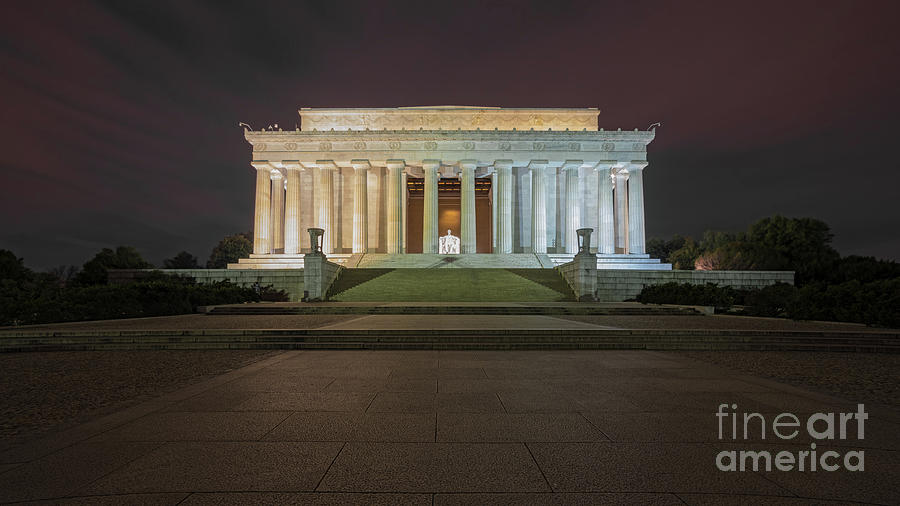 Lincoln Memorial Midnight Photograph by Jerry Fornarotto