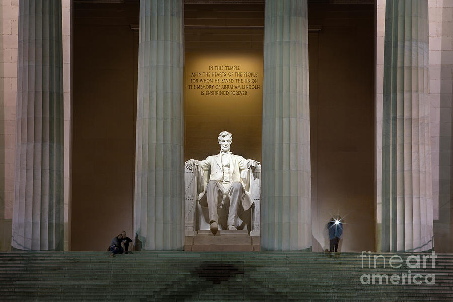Lincoln Memorial Mr. Lincoln Photograph by Karen Jorstad