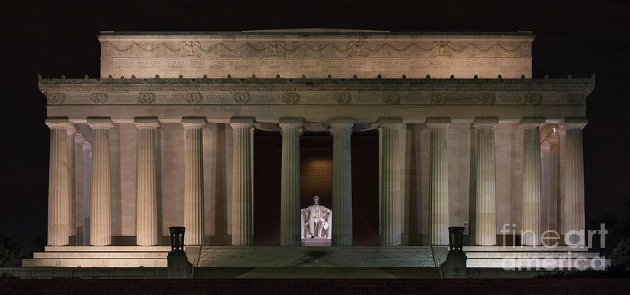 Lincoln Memorial Pano Photograph by Jerry Fornarotto