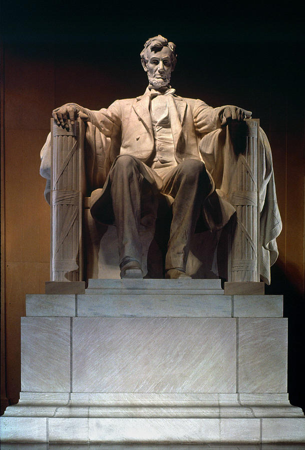 Lincoln Memorial: Statue Photograph by Granger