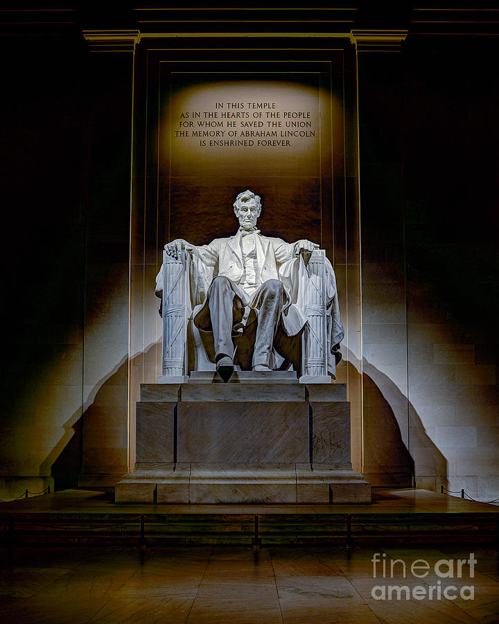 Lincoln Memorial Statue Photograph by Jerry Fornarotto