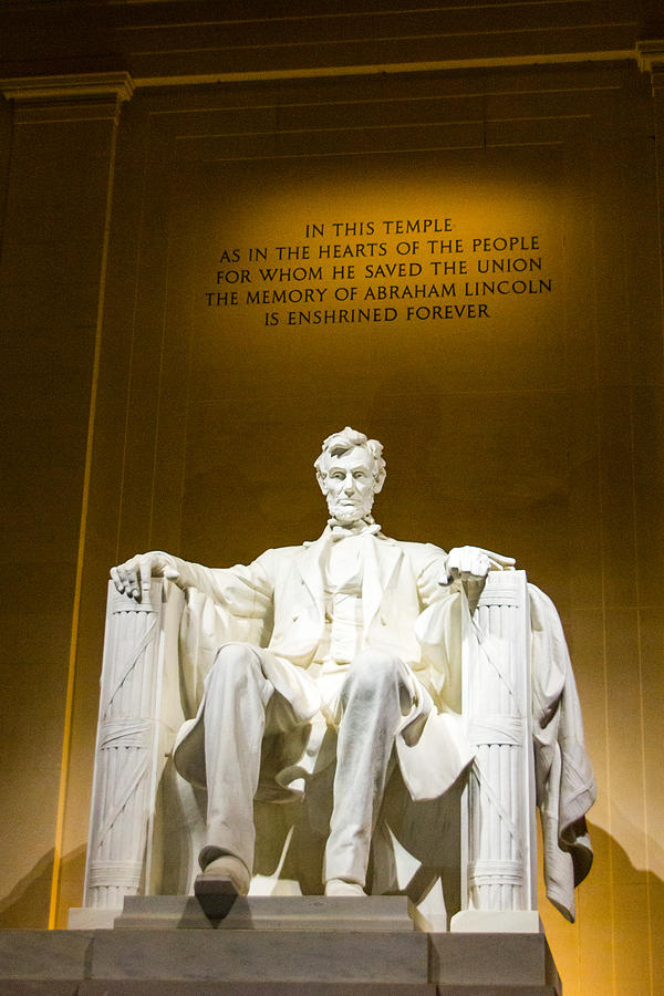 Lincoln Memorial Statue Photograph by SR Green
