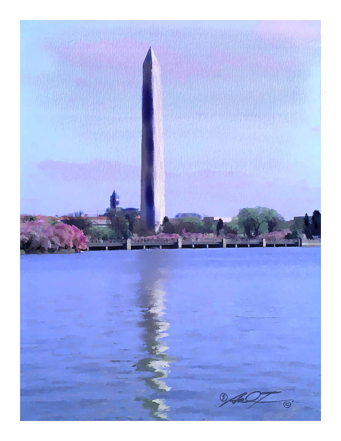 Washington Monument, DC Painting by Dale Turner