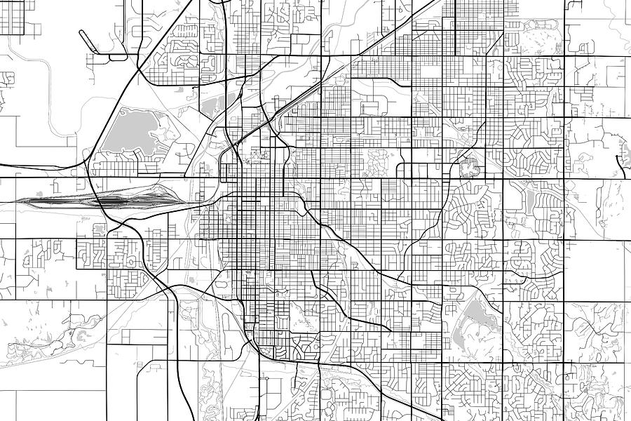 Lincoln Nebraska c1889 map 36x24