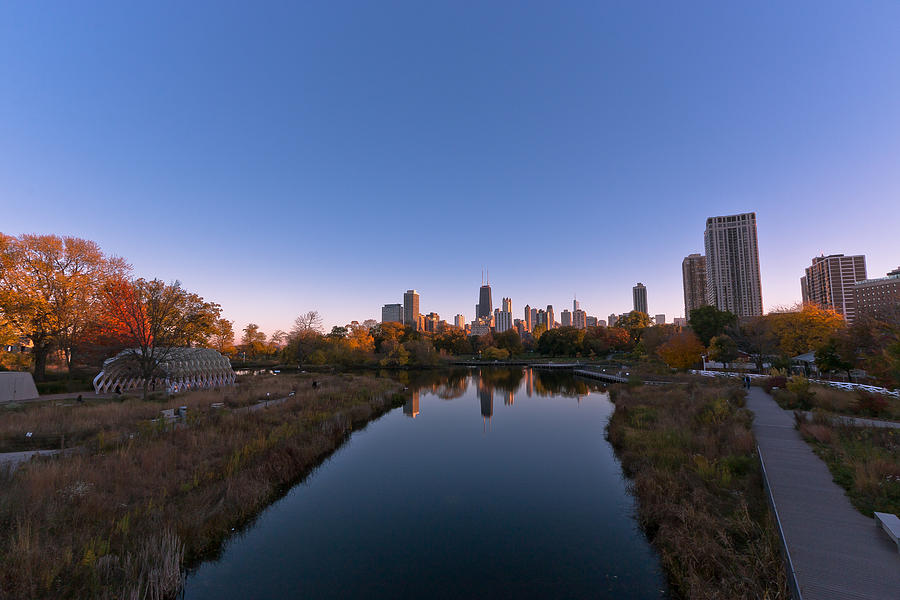 Lincoln Park Zoo in the Fall Photograph by Steve Kuzminski - Pixels