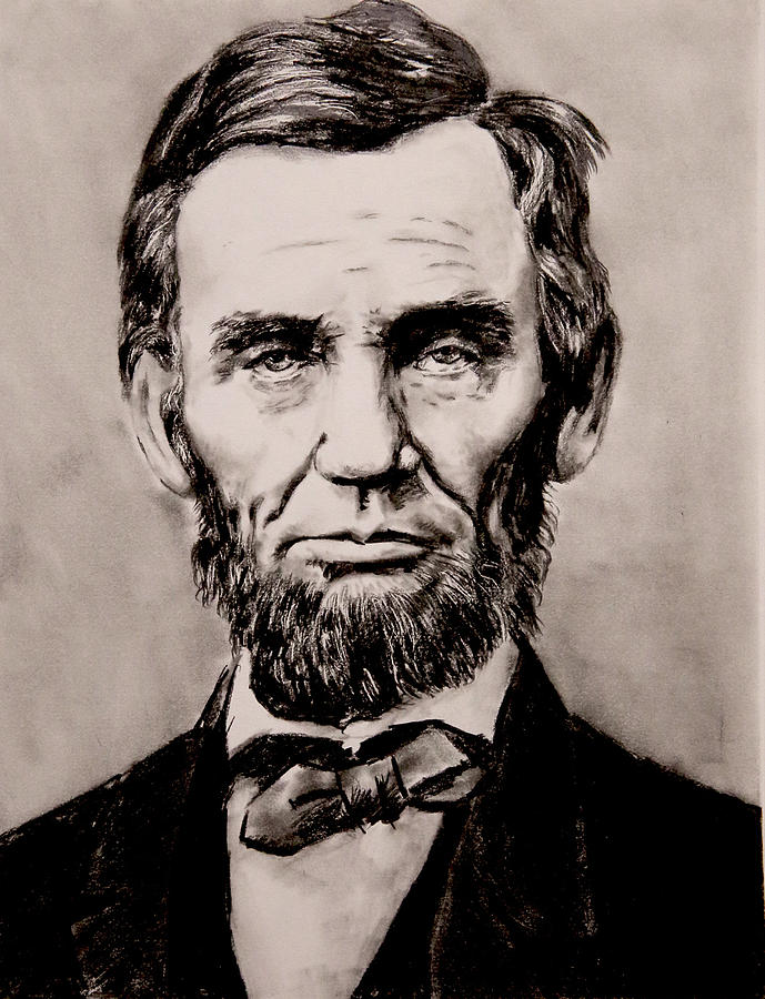 Lincoln sketch Drawing by Wei Huang