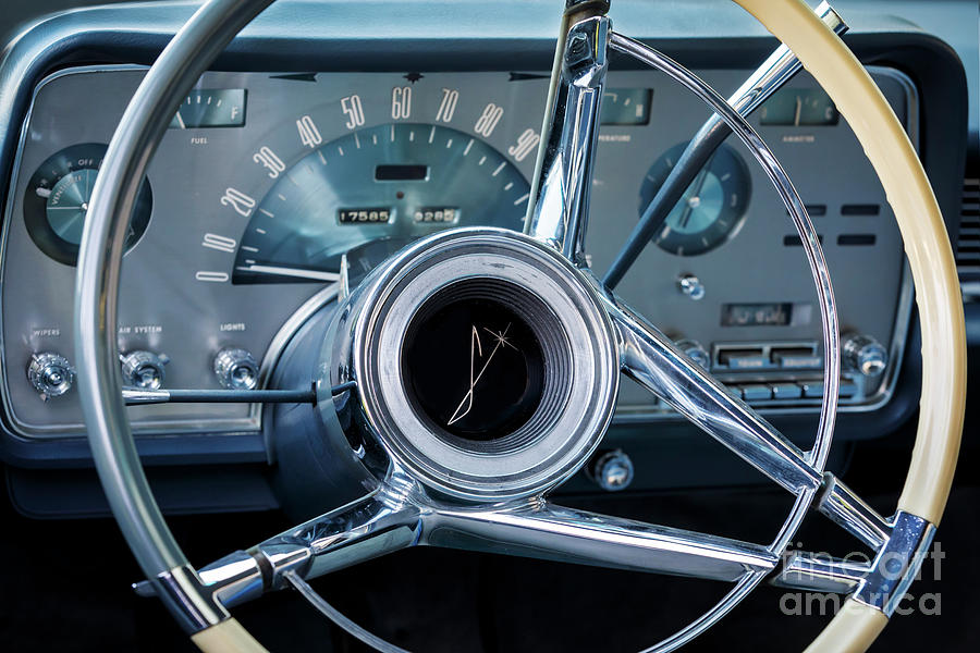 Lincoln Steering and Dash Photograph by Dennis Hedberg