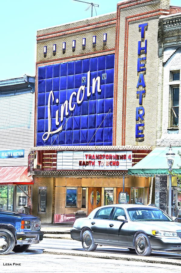 Lincoln Theatre Fayetteville Tennessee HDR Art Photograph by Lesa Fine