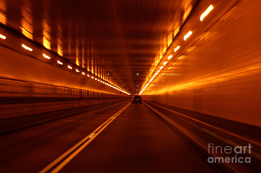 Lincoln Tunnel, Nyc Photograph by Helmut Meyer zur Capellen