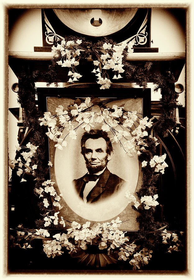 Lincolns funeral train - Portrait Photograph by Paul W Faust - Impressions of Light