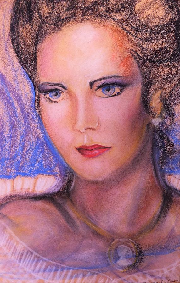 Lynda Carter Pastel by Denise F Fulmer