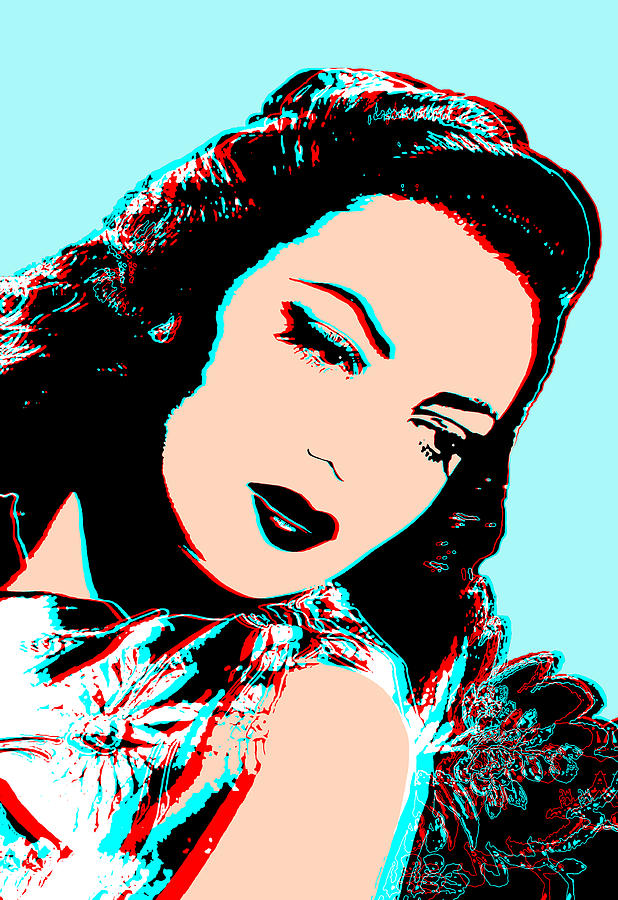 Linda Darnell Digital Art By Joy Mckenzie Fine Art America