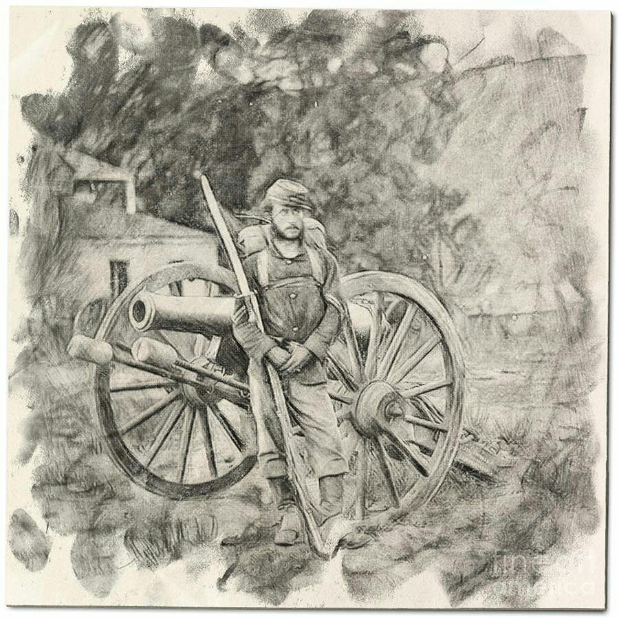 Line drawing sentry Digital Art by Gerald McNamee Fine Art America