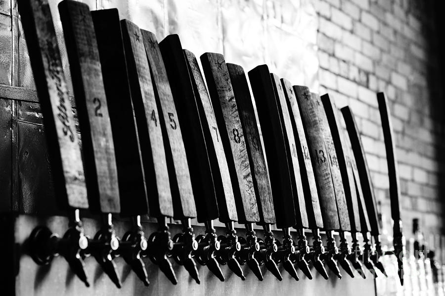 Line of Taps Photograph by Shawn Smith