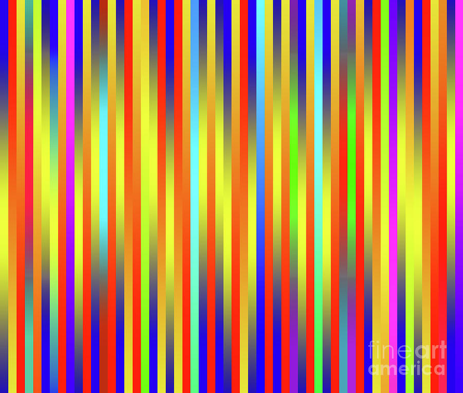 Lines 17 Digital Art by Sterling Gold