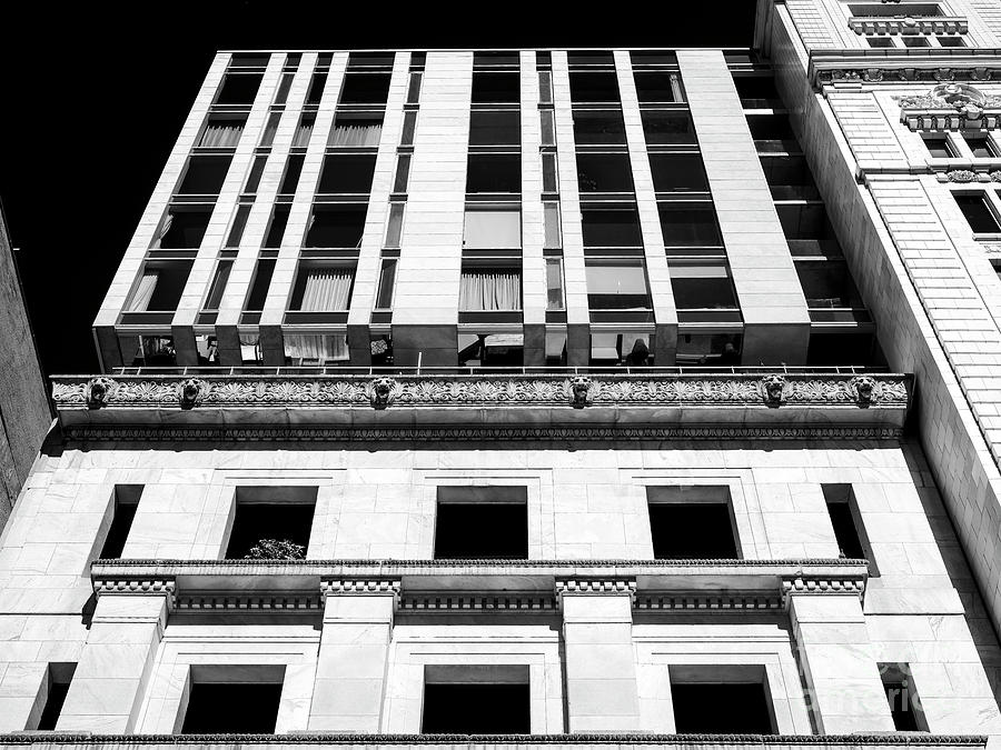 Lines in Old Montreal Photograph by John Rizzuto