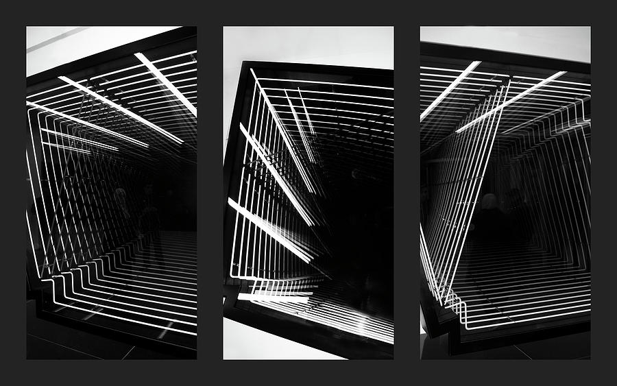 Lines of Light Triptych Photograph by Jessica Jenney