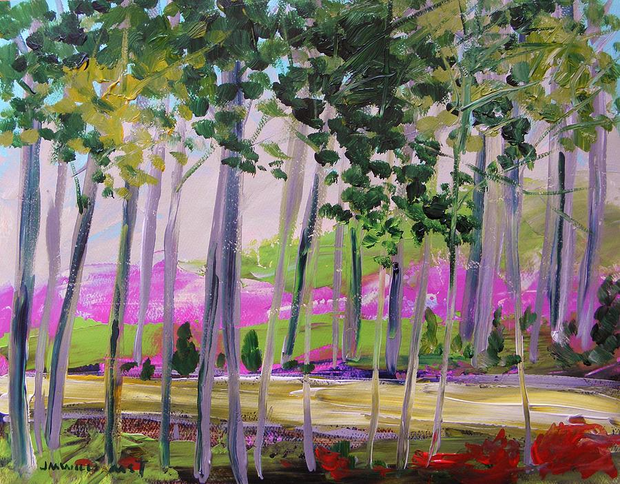 Lines of Spring Painting by John Williams
