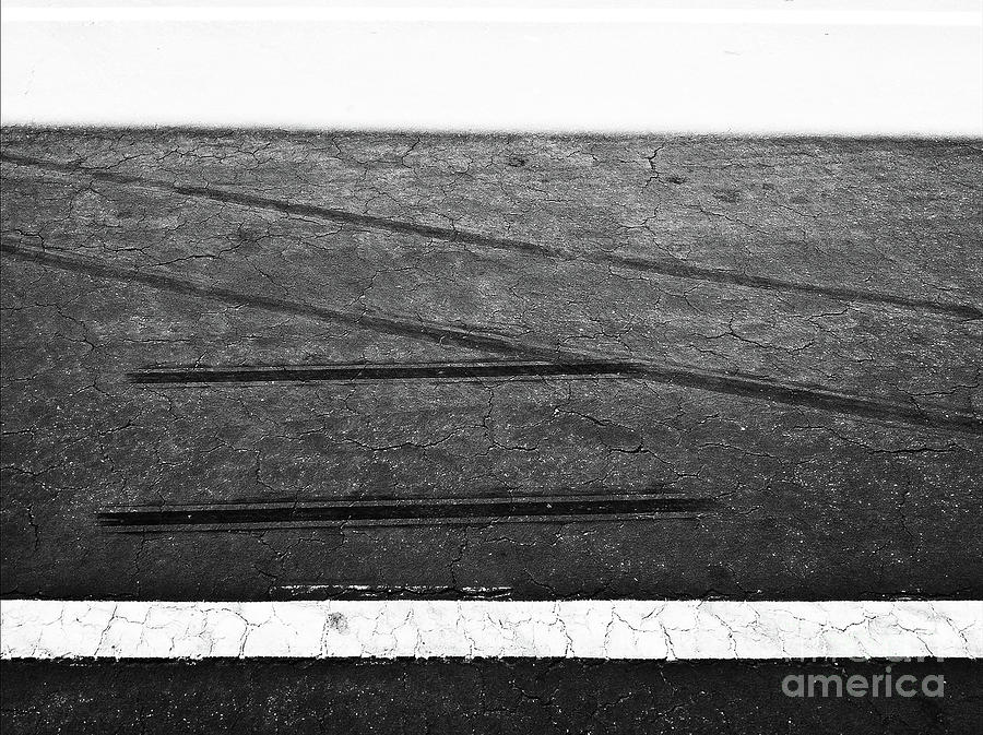 Lines on Pavement Photograph by Fei A