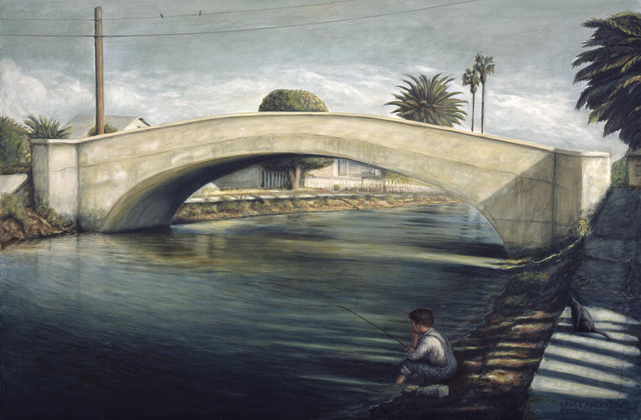 Bread Painting - Linnie Canel Venice  by Lance Anderson