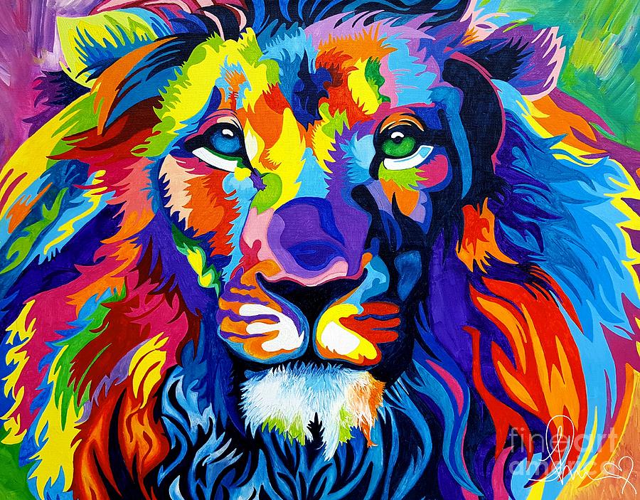 lion of judah painting