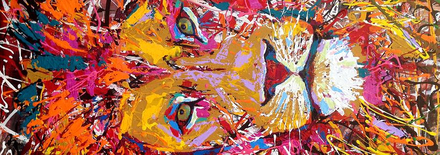 Lion 2 Painting by Angie Wright