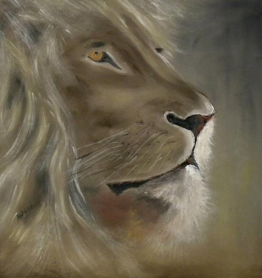 Lion Painting by Edwin Alverio