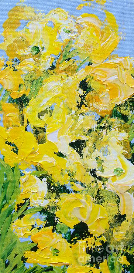 Flower Painting - Lion Grove Garden by Allan P Friedlander