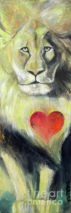 Lion Heart Painting by Manami Lingerfelt